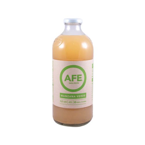 jugo afe manzana verde